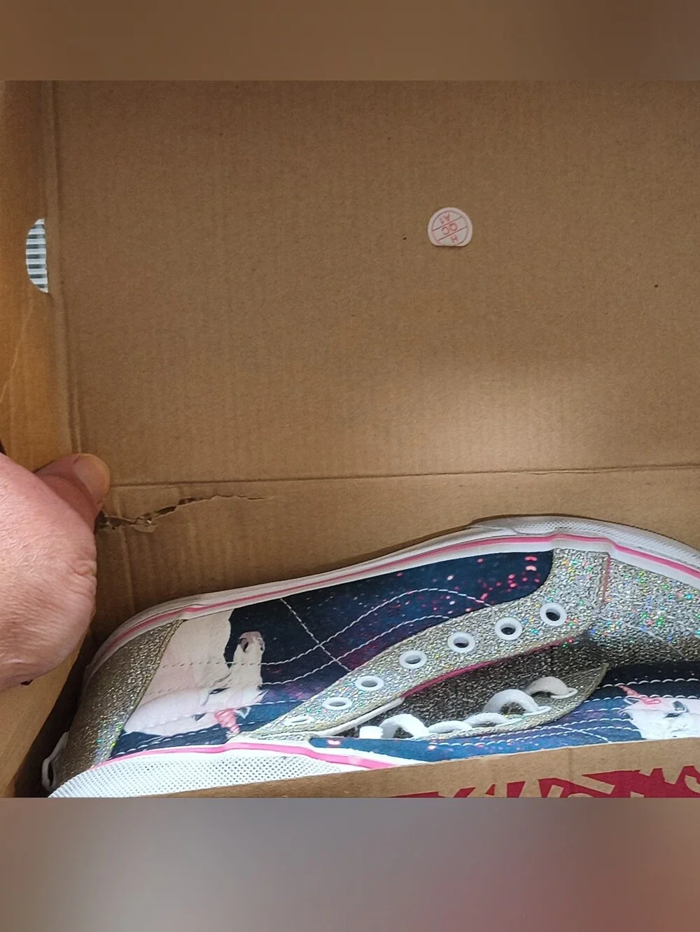 Vans sparkly high